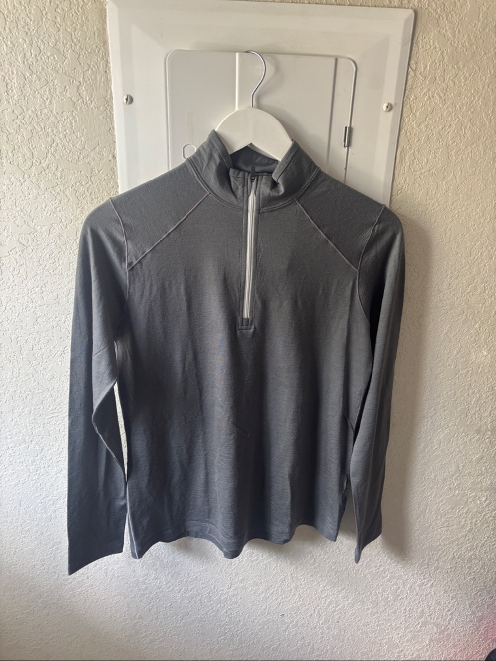 REI Gray Kids' Quarter-Zip Pullover